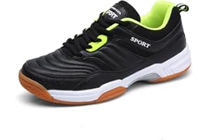 BRKVALIT Mens Running Sneakers Sports Shoes Slip Resistant Wear Resistant Tennis Shoes Badminton Training Shoes