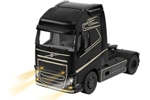 Siku 6731, Zdalnie sterowany model samochodu ciężarowego Volvo FH16, 1:32 Metal,Tworzywo sztuczne, Czarny, Sterowanie za pomocą aplikacji przez Bluetooth, Bez pilota