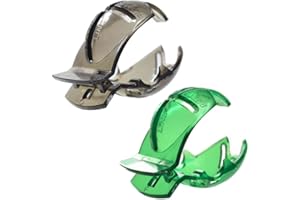 IKAAR 2pcs Golf Ball Line Clip Liner Marker Pen Template Alignment Marks Tool (Black+Green)