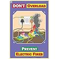 SES07E | TeachingNest | Don't Overload… | English | 33x48 cm | Electrical Safety Poster | Industrial Safety Posters | Wall Sticking [Poster] teachingnest; Industrial Safety Posters and Electrical Safety Posters