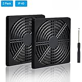 ELUTENG 120mm Fan Filter 2 Pack Dust Filter 3 in 1 Washable Fan Grill PVC Plastic Ventilation Grille Cover Easy to Install Dust Proof for PC Desktop Case Radiator
