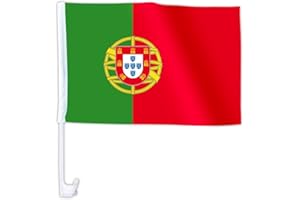 ALSINO Drapeau Pays accéssoire pour décoration de voiture Tissu synthétique impermeable , choisir:AFL-06 Portugal