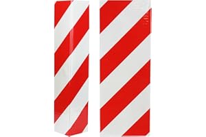 OULU Paragolpes Protector 2 Piezas - Protector de Columnas Puertas de Coche, Parachoque Protector Columnas Garaje Protectores Esquinas Garaje Protector Pilares Columnas Esquina Parking Adhesivo (2 PIEZAS)