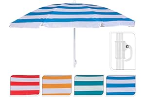 EDM Redcliffs Parasol pour la plage 180cm hauteur ø 145cm modèle mediterranéen