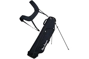 Ben Sayers LTE 6" Pencil Golf Stand Bag | Lightweight Golf Clubs Carry Bag with Dual Shoulder Strap and Lumbar Padding |