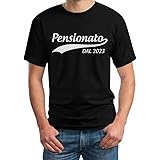 Shirtgeil Pensionato dal 2024 - Regalo Annuncio Pensione Maglietta da Uomo