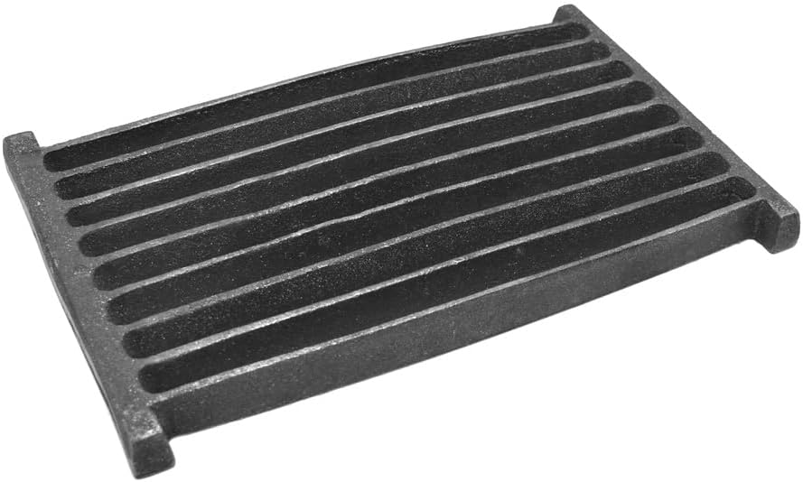 SEZAM Parrilla de hierro fundido para chimenea, 33 x 20,5 cm, rejilla para chimenea, rejilla para chimenea, rejilla para estufa, rejilla para chimenea, piezas de repuesto, accesorios de hierro