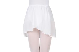 ‎BEZIONER Bezioner Ballettrock Wickelrock Tanz Rock aus Chiffon zum Reinschlüpfen für Mädchen und Damen