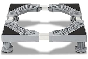 RILOOP Waschmaschinen Untergestell Podest Waschmaschinen-Untergestell Höhenverstellbar (4 Beine)