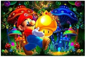 jieyisier Diamond Painting Anime Diamond Painting Erwachsene,DIY Cartoon Diamond Painting Anfänger, Diamant Painting Bilder Set für Wanddekor 12x16 inch