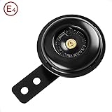 Evermotor Universal E-MARK E-geprüft Laut Horn Hupe 12V Signalhorn für Motorrad Fahrzeug Auto LKW Moped Roller Scooter ATV Sc