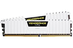 Corsair Vengeance LPX 16Go (2x8Go) DDR4 3200MHz C16 XMP 2.0 Kit de Mémoire Haute Performance - Blanc