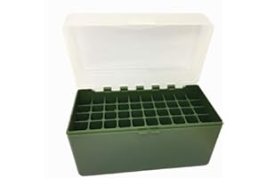 Ra sport Scatola Porta Munizioni portamunizioni per proiettili Pistola cartucce CALIBRI COMPATIBILI : .243 Win 308 Win 6mm REM 220 5,6 x 52 – 6,5 7mm – 7,65×53 Mauser – 7mm – 6,5×50 30-06