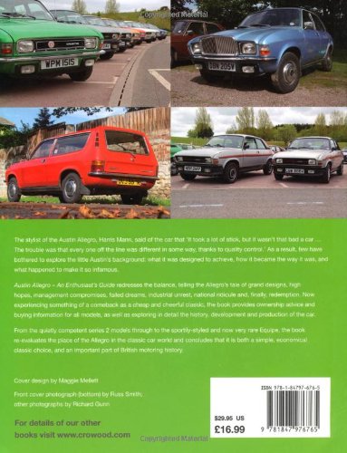Book's Cover of Austin Allegro: An Enthusiast's Guide