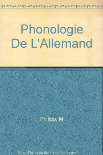 Download Phonologie De L'Allemand