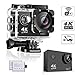 Produktbild Action Kamera, Weyty Sports Kamera 4K Ultra HD Unterwasserkamera 16MP 170° Weitwinkel WiFi Fernbedienung Action cam mit 2 wiederaufladbare batterien (1350mAh) und kostenlose Accessoires (C2)