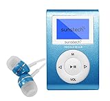 reproductor mp3 sunstech dedalo de 4 gb con radio fm Batería recargable vía micro USB.