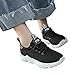 Produktbild OdeJoy Mode Frau Schuhe Beiläufig Spitze Oben Gemütlich Sohlen Plattform Sport Shoes Persönlichkeit Freizeitschuhe Faulenzer Atmungsaktive Mesh Schuh Rutschfest Schuhe (Schwarz,4)