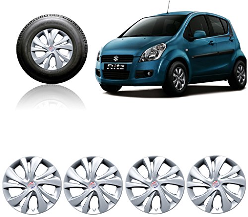 Auto Pearl - Premium Quality Car Full Silver Wheel Cover Caps 14" Press Type Fitting for - Maruti Suzuki Ritz Type-1 RS.1499 (50.00% Off) - Amazon