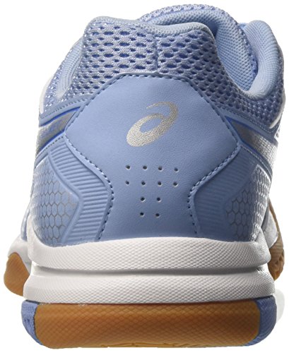 Asics Gel-Rocket 8, Zapatillas de Voleibol para Mujer, Azul (Airy Blue/Silver/White 3993), 40.5 EU