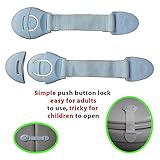 CalMyotis® Baby Sicherheit Sperren Sicherheitsschlösser Kindersicherheit Verriegelungen, Tür Schrank Kühlschrank Schublade Sperrt (10 Stück) - 7