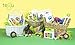 6 Piece Tegu Pocket Pouch Prism Magnetic Wooden Block Set, Tints