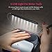Nail Lamp, USpicy 48W LED UV Nail Dryer for Gel Based Polishes with Automatic Sensor, Pull-down Cover, Acrylic Plate, USB Light, and Three Timer Settings (30s, 60s, 120s)