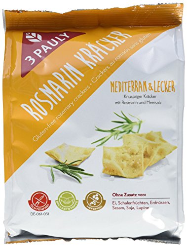 Preisvergleich Produktbild 3 Pauly Rosmarin Kräcker - glutenfrei, 6er Pack (6 x 125 g)