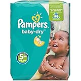 Pampers Baby Dry Windeln, Gr.5+ (Junior+) 13-27&nbsp;kg, Monatsbox, 132 St&uuml;ck