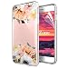 Produktbild OKZone iPhone 6S/iPhone 6 Hülle [mit HD-Schutzfolie], [Blumen Series] Transparent Weiche Silikon Malerei Muster Hülle TPU Blühende Blumen Design Schutzhülle für Apple iPhone 6S/iPhone 6 (Gelb)