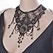 OverDose Women Lace Beads Choker Steampunk Style Gothic Collar Necklace Gift