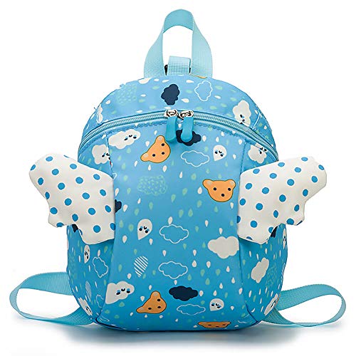 Cosyres Sac à Dos Enfant Anti Perte, Sac à Dos école Fille Maternelle (Bleu)