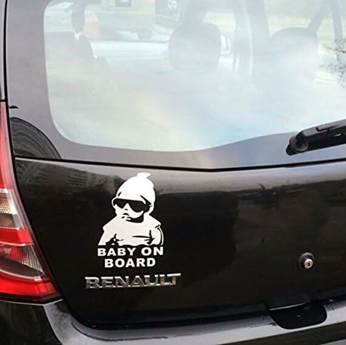New Little Man "Baby On Board" Child Window Bumper Car Sign Decal Car Sticker