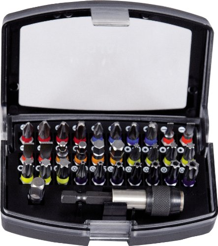 Projahn 1/4 Zoll Bit Box mit markierten Bits 32-teilig, 4089