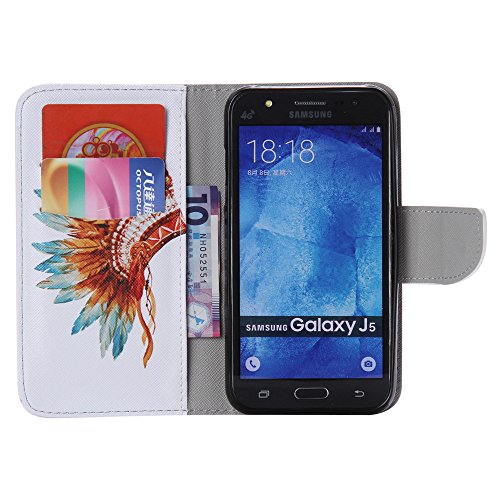 Nancen Samsung Galaxy S3 / I9300 (4,8 Zoll) Handy Lederhülle, Flip Case Wallet Cover with Stand Function, Folio Bookstyle Handytasche Soft Silikon Bunte Muster Tasche PU Leder Slim Shell Handyhülle. - 4