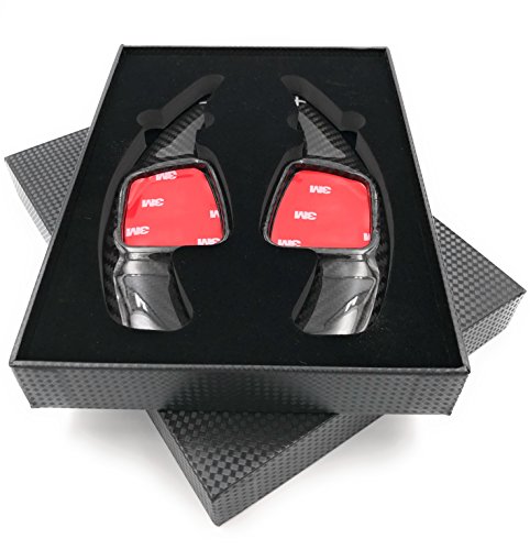 H-Customs DSG Shift Paddle Extensions Paddle Shifter for 2015-2018 A4, A5, A6 TT, TTS, S RS Q REAL CARBON
