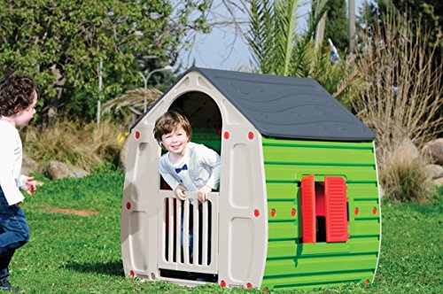 Kids Plastic Magical Playhouse with gray roof