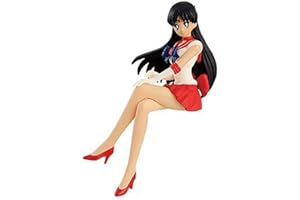ALTcompluser Anime Sailor Moon Noodle Stopper assis en PVC Figurine figurine de collection, PVC, Sailor Mars/ Hino Rei