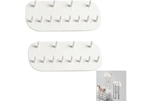 BOBOZHONG Halskettenaufhänger,2 Stück Halskettenhalter Wandmontage Selbstklebender Halskette Kleiderbügel Schmuckhalter für Wand,Aufbewahrung Schmuck Organizer Geschenk für Mädchen Frauen