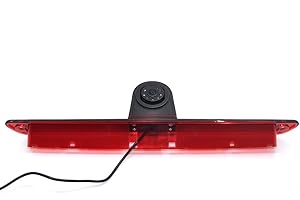 MEIMEIER Cámara de visión trasera CCD con luz de freno LED para Mercedes/Sprinter/VW/Crafter