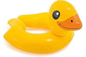 Warenhandel König Anneau de natation aquatique - Jouet d'aide - Tête d'animal - Différents motifs (canard)