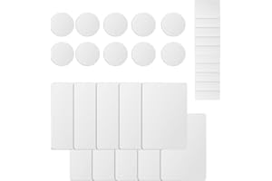 TAEKOOKI Lot de 30 Cartes NFC Tag PVC, NTAG215, avec TagMo Amiibo et Tous Les téléphones NFC (3 Formes)