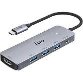 Juo Type-C 5Gbps 100W 4K 60Hz HDMI USB 3.2 &Ccedil;okayıcı Hub