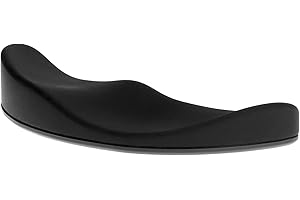 QWORK® Ergonomiczna silikonowa podpórka pod nadgarstek do myszy do biura i gier, łagodzi zmęczenie i ból nadgarstka