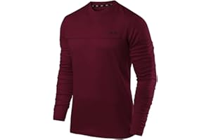 TCA Element Mens Workout Gym Clothing Long Sleeve Running Top for Men