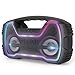 Price comparison product image AOMAIS GO MINI 25W IPX7, 5000mAh Loud Waterproof Portable Bluetooth Speaker Wireless Bluetooth 4.2 Stereo Pairing Outdoor Traveler Bluetooth Speaker With Seven Color Light Strips, Four Loudspeakers,95db, 12 Hours Playtime (Black)