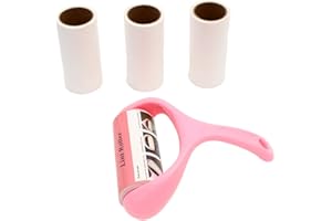 ISIYINER Rullo Adesivo +3 Rotolo Rullo Super Viscoso Rimuove Peli Animali Lanugine