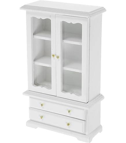 Miniatuur Meubels 1/16 Houten Dressoir Kast Met Functionele Dubbele