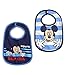 Disney Mickey Babies 2 pack bib 2015 Collection - blue
