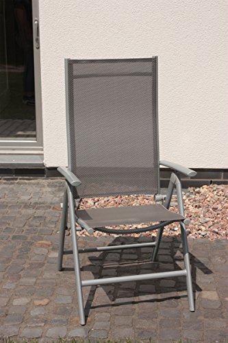 Preisvergleich Produktbild Klappsessel ALU KLAPPSESSEL SILBER PADUA 55460